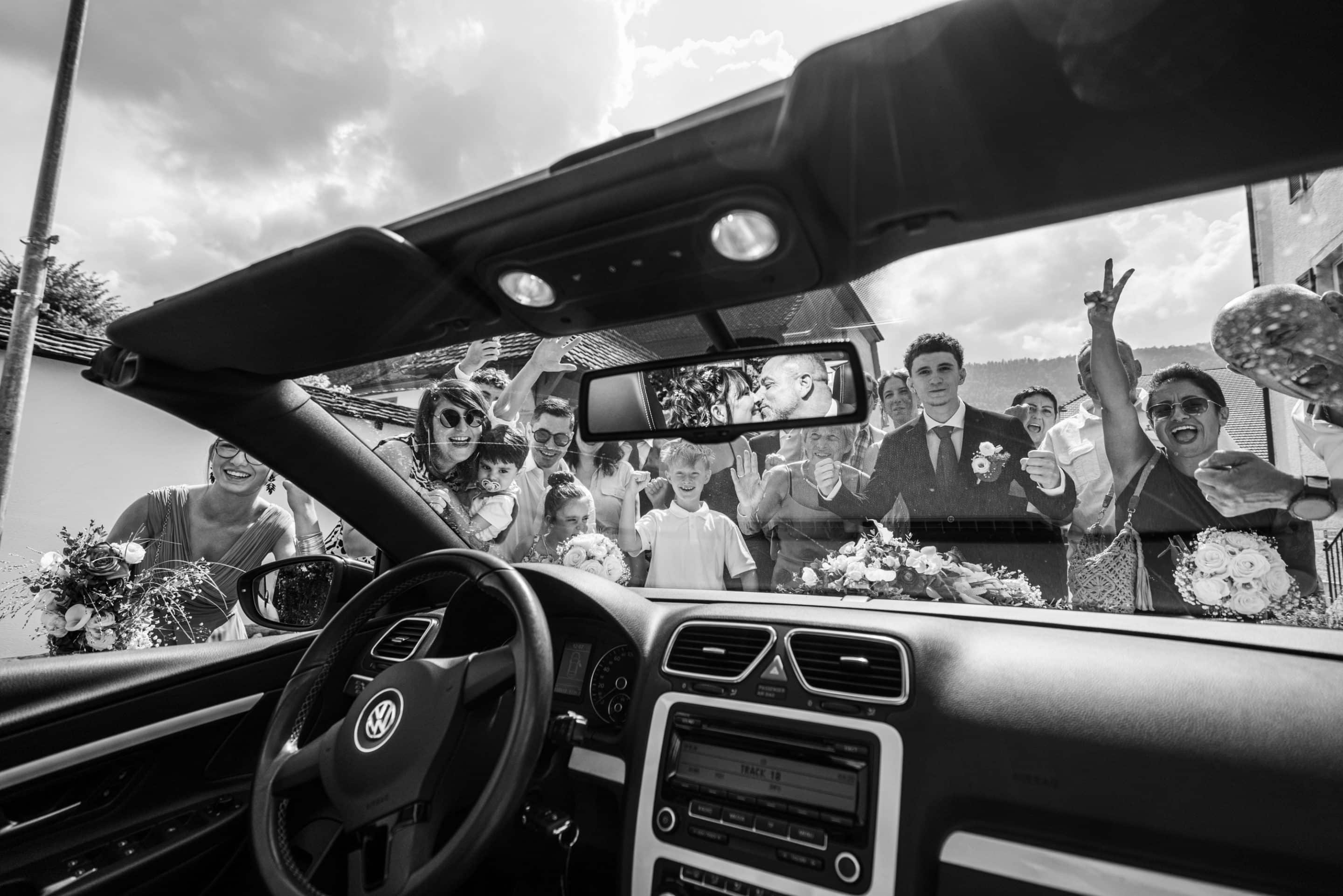 Mariage avec les invités