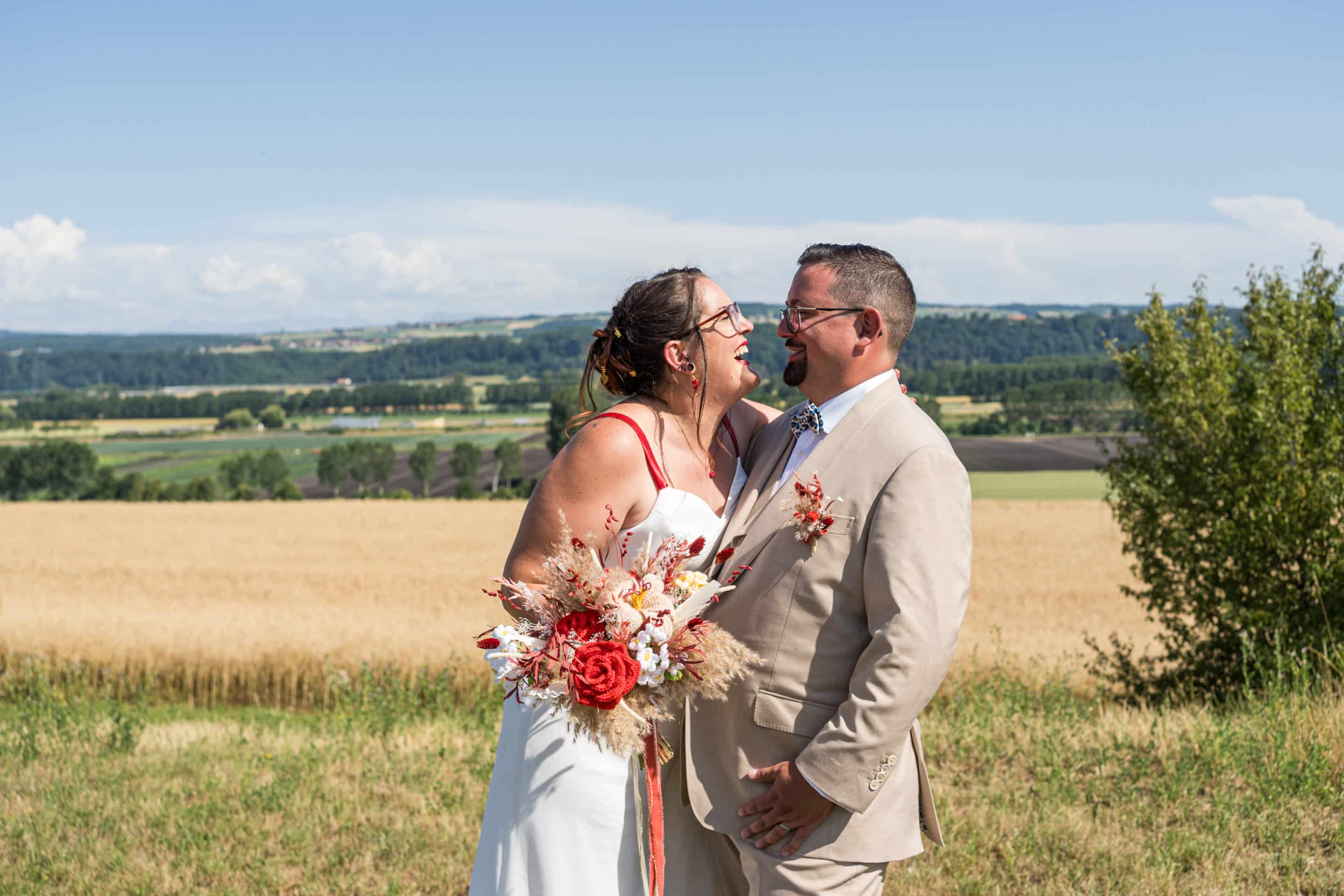 Mariage avec les invités